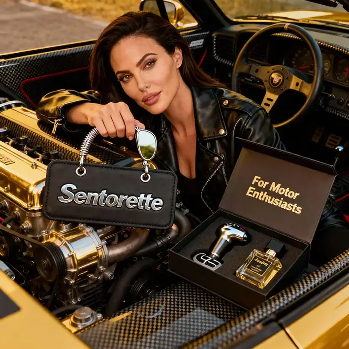 Coffret cadeau pour passionnés de moteurs – accessoires automobiles et désodorisant personnalisé pour événements, clubs et rassemblements