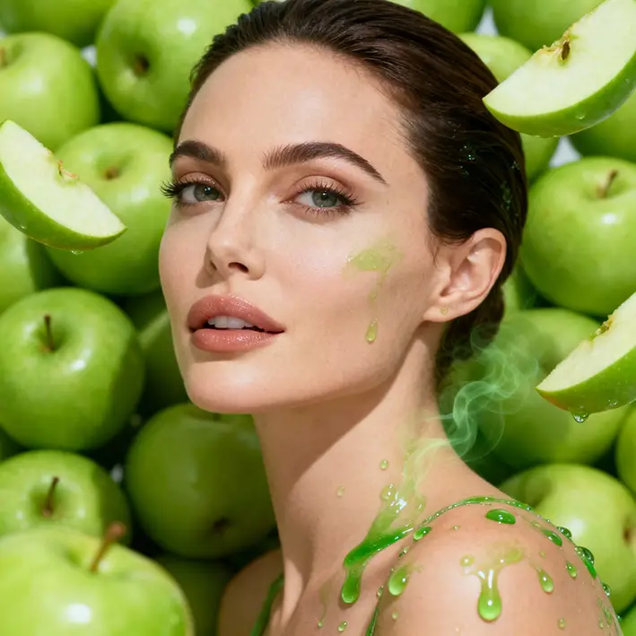 Parfum voiture personnalisé à l’essence de Pomme Verte : fragrance fraîche, fruitée et revigorante qui apporte en voiture le parfum naturel de la pomme croquante, pour une sensation de propreté et de vitalité durable.